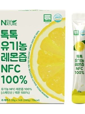 [뉴네이처] 톡톡 유기농 레몬즙 (20g x 14포) (카톤발주용)