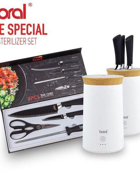 [보랄] 스페셜 칼소독기+4PCS 칼세트 (BR-Y100KSD,BR-DS400ST)