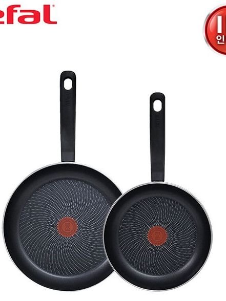 [테팔] 퍼펙트 쿠킹 다크 인덕션 프라이팬 24cm+28cm
