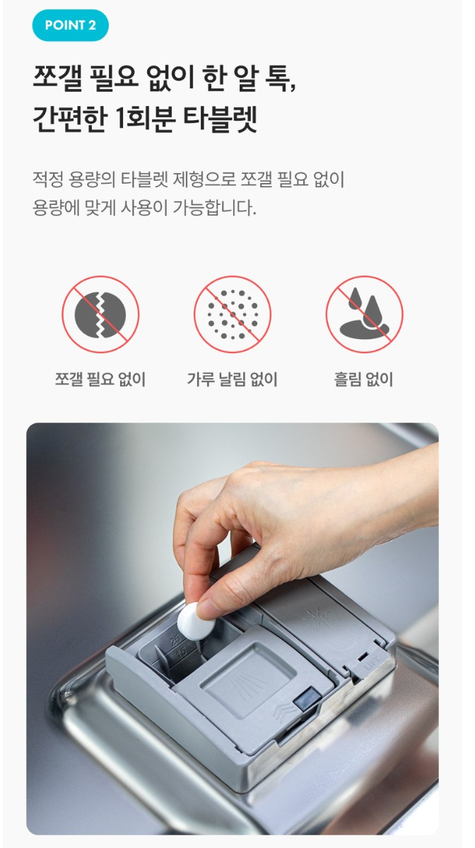 청소연구소 세제 (식기세척기용) 40정