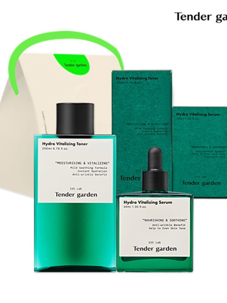 [텐더가든] 하이드로 바이탈라이징 2종세트 (토너(200ml) 1개 + 세럼(40ml) 1개)