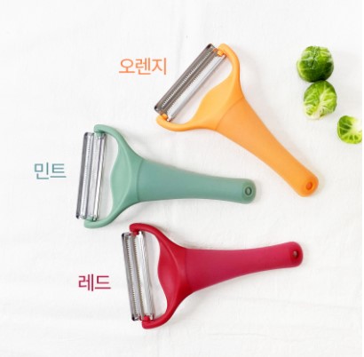 상품코드: UC003 이태리 am 와이드 투톤 이중날 양배추 채칼 필러 김장 만능채칼 스테인리스 스틸 9cm