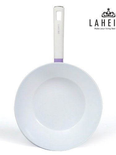 [라헨느] 더 퀸 포토프 퍼플 세라믹 IH WOK 28cm