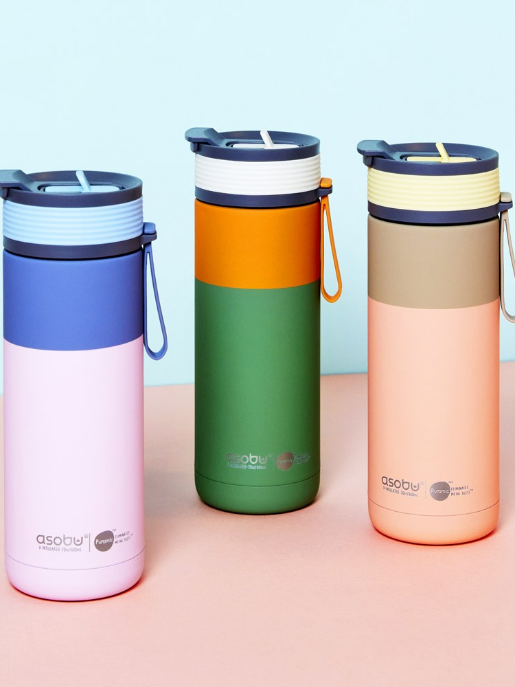 [아소부] 세라믹 스텐 진공 보온보냉 텀블러 600ml 아스펜 파스텔
