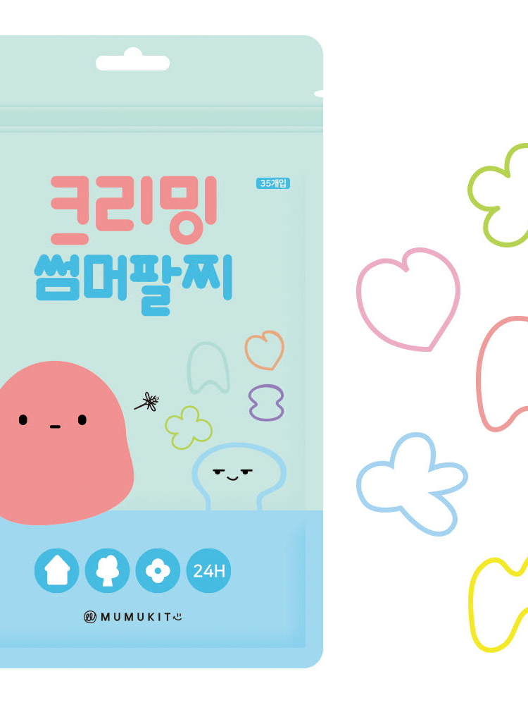 무무키토 모기기피 크리밍 썸머팔찌 35개입