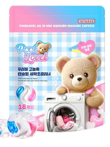 푸러블 고농축 캡슐형 세탁조클리너 18개입 (카톤발주용)