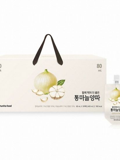 [천호엔케어] 함께먹어 더 좋은 통마늘양파 80ml*30팩