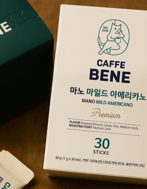 [카페베네] 마노 마일드 아메리카노 30T