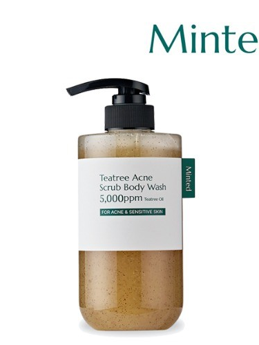 [민티드] 티트리 아크네 스크럽 바디워시 500ml (MTD_BW)