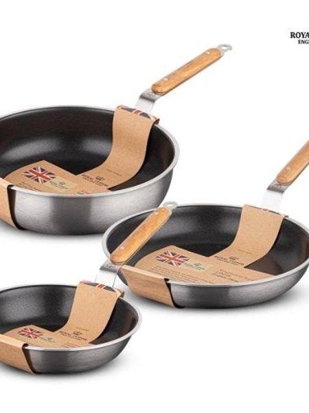 [로얄튜더] 리버티 통 3중 후라이팬 28cm (하이팬)