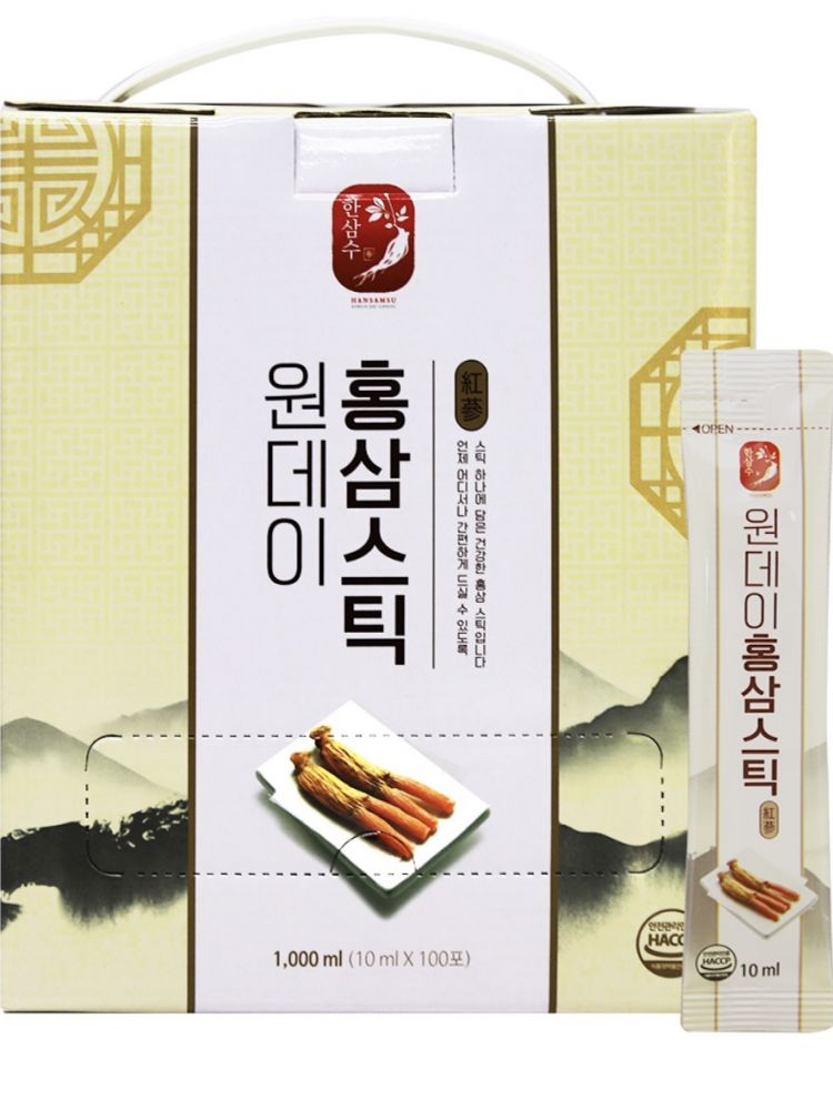 [한삼수] 원데이홍삼스틱(10mlx100포)