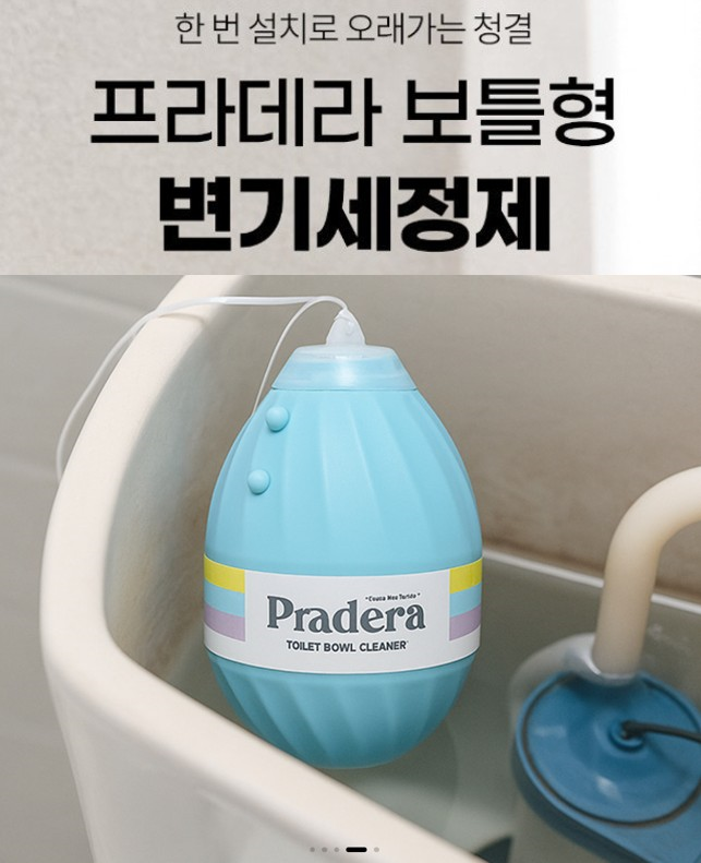 프라데라 사계절 파스텔 변기세정제(4개입)