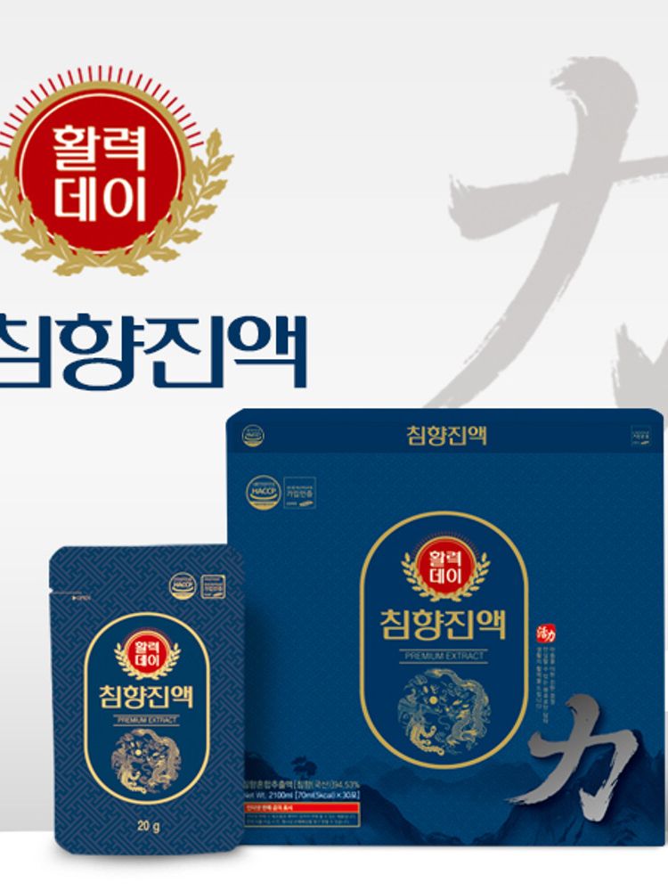 [활력데이] 침향 진액 마시는 침향액 건강즙 (70mlX30포)