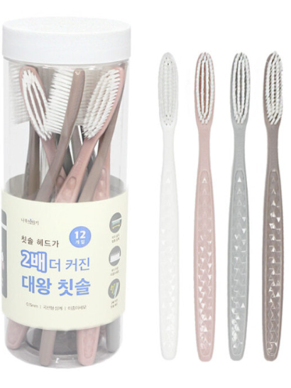 [나무이야기] 대왕칫솔 12개입