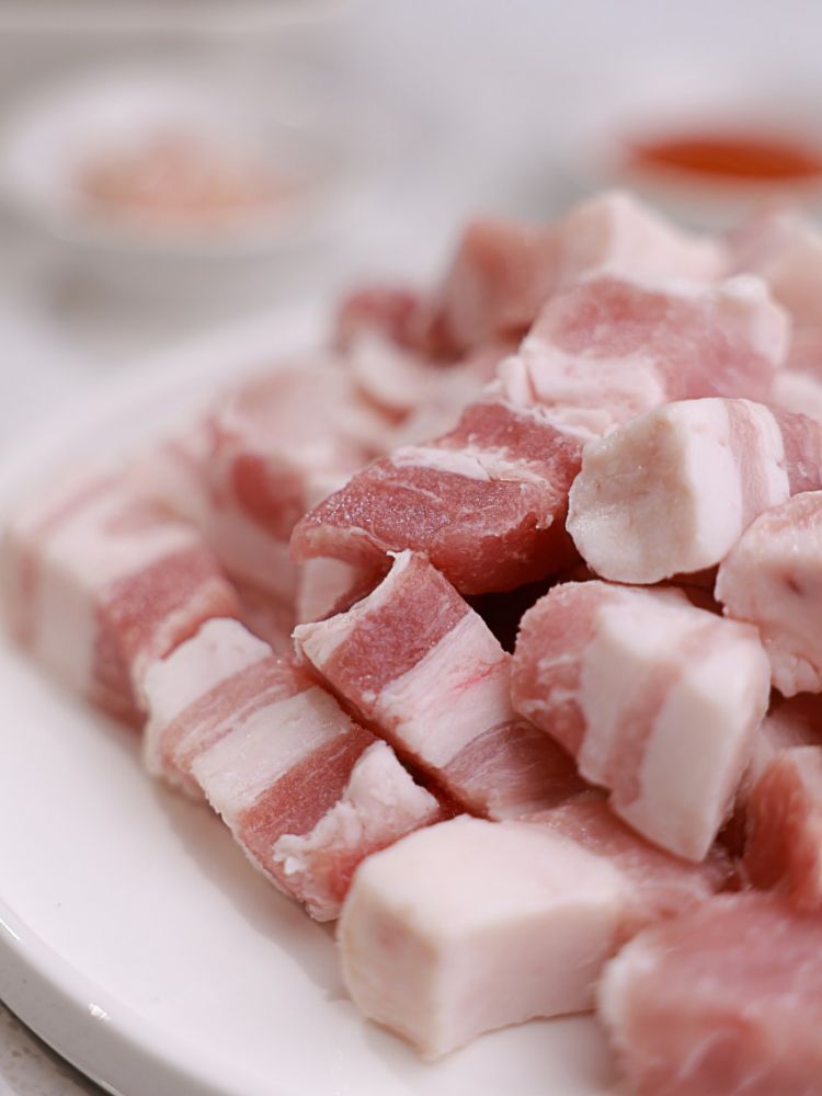 듀록 큐브 삼겹살(500g)