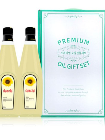 [데솔레] 해바라기유(500mlX2병)/손잡이