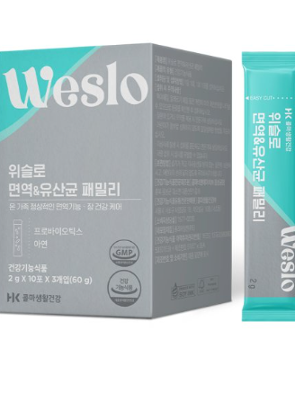 [콜마생활건강] 위슬로 면역&유산균 패밀리