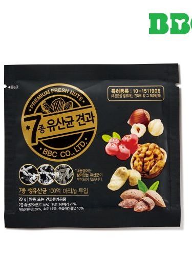 [비비씨] 7종 유산균 견과 오리지널 50입(무지박스)