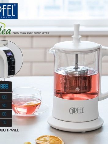 [기펠] TASTEA 터치식 보온 티포트