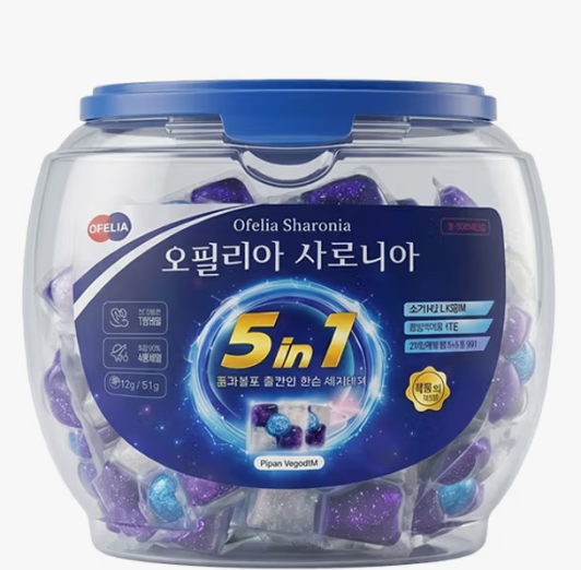 상품코드 : K663 오필리아 샤로니아 올인원 캡슐세제