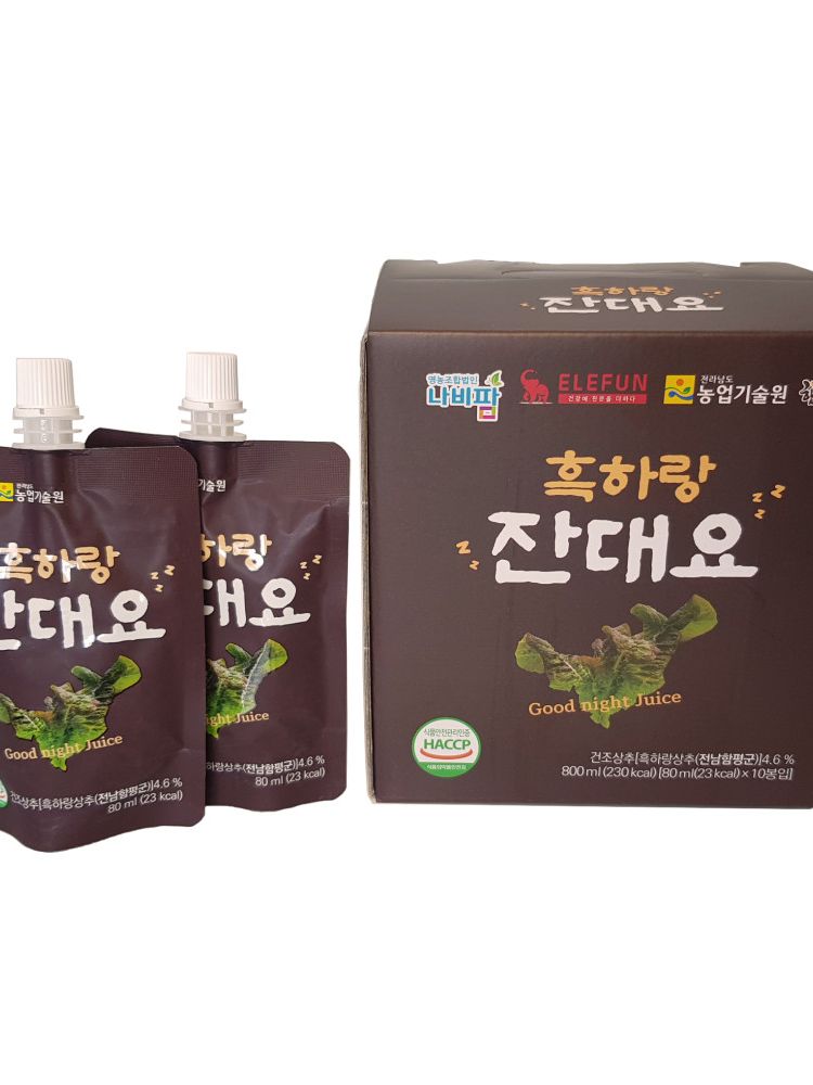 [흑하랑] 잔대요 80ml x 10봉 낱개발주용
