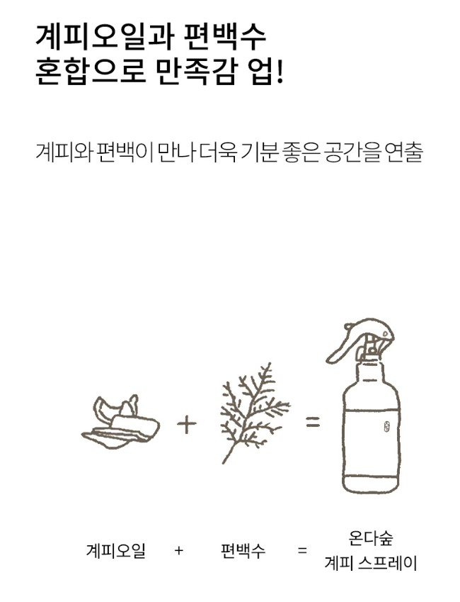 온다숲 계피스프레이 탈취제 250ml