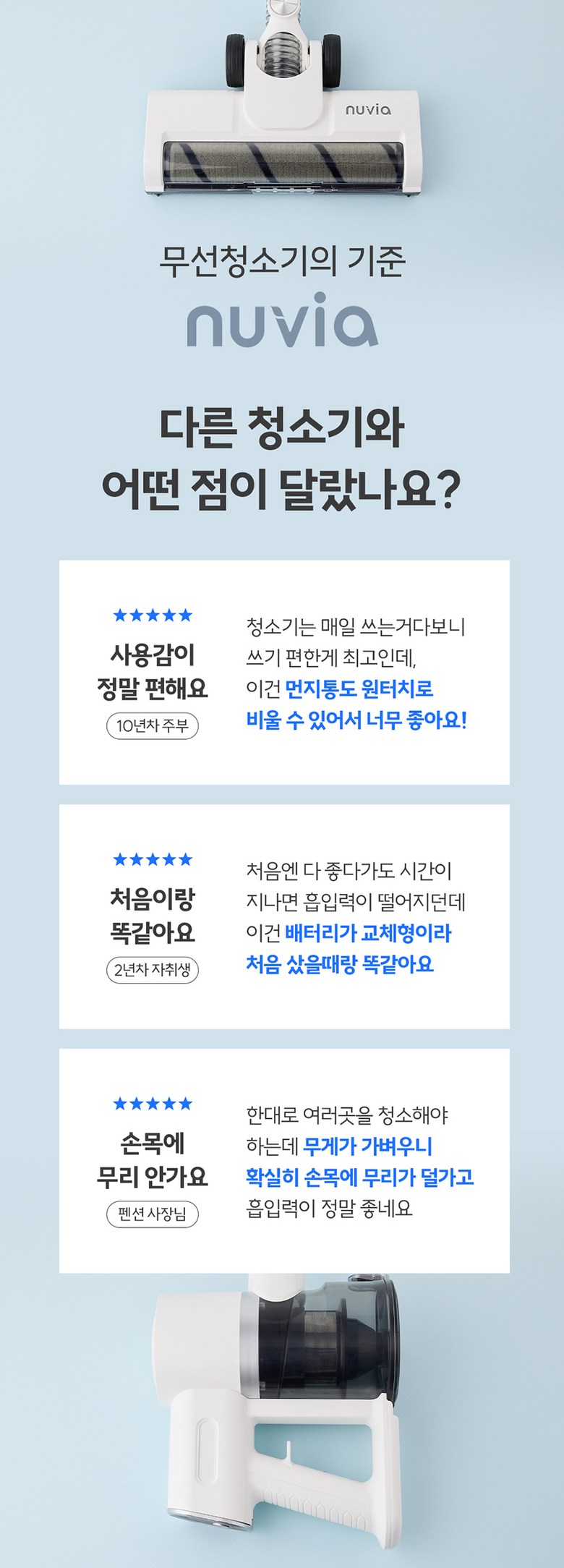 상품코드 : H3783 누비아 무선 청소기 NVX PRO 자동충전거치대 + 필터 3p