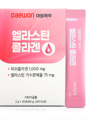 [대원제약] 엘라스틴 콜라겐 2g x 30포