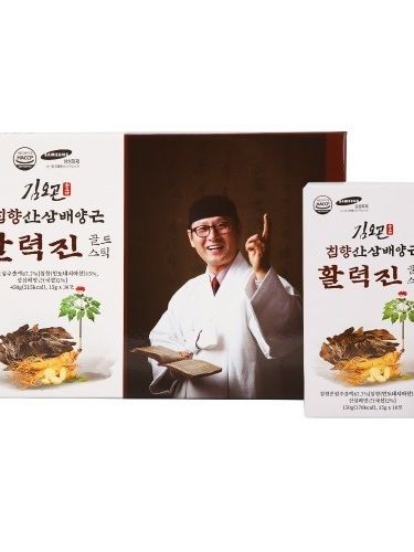 [김오곤] 침향산삼배양근 활력진 골드스틱 (15g x 30포) 1박스 20개
