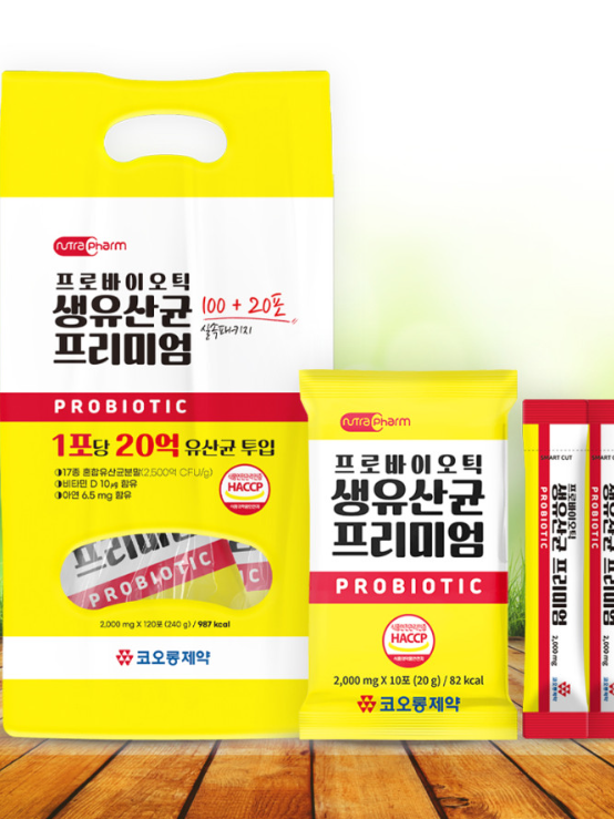 [코오롱제약] 프로바이오틱 생유산균 프리미엄 120포