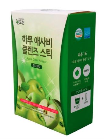 하루 애사비 클렌즈 스틱 청사과맛 15g x 30포