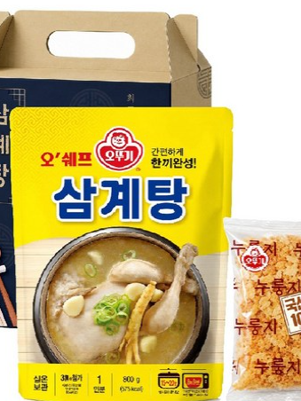 오뚜기 오쉐프 누룽지 삼계탕 보양식 복날 선물세트 (낱개발주용)