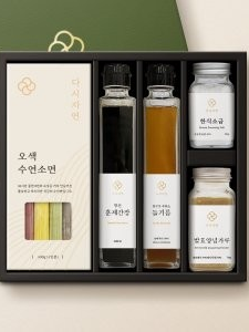 [다시자연] 장인의 맛 종합 조미료 선물세트 16호 + 쇼핑백 (신세계백화점 판매 상품)