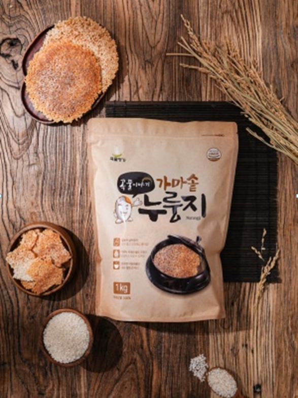 곡물명가 100% 국내산 쌀눈쌀 가마솥 누룽지 1kg