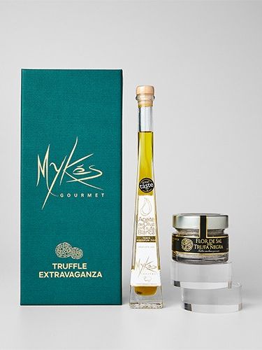 [마이크고메] 화이트트러플 오일100ml x 블랙트러플 소금100g 2종세트 + 쇼핑백