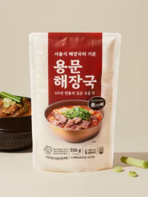 뜨끈 푸짐한 뼈없는 순살 용문해장국 550g