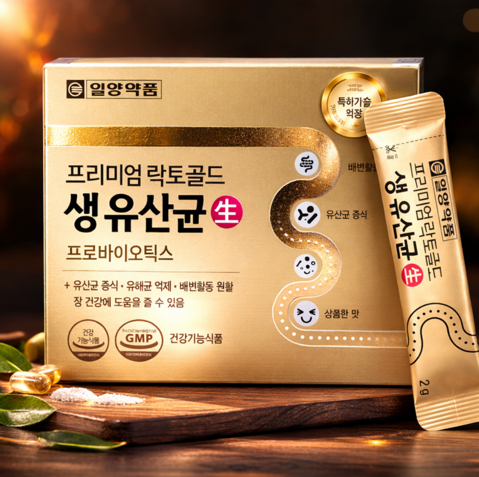 상품코드 : SK003 일양약품 프리미엄 락토골드 '생' 유산균 30포