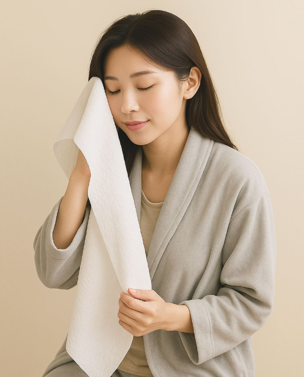여행꿀템 휴대용 비압축 일반타월 10개입