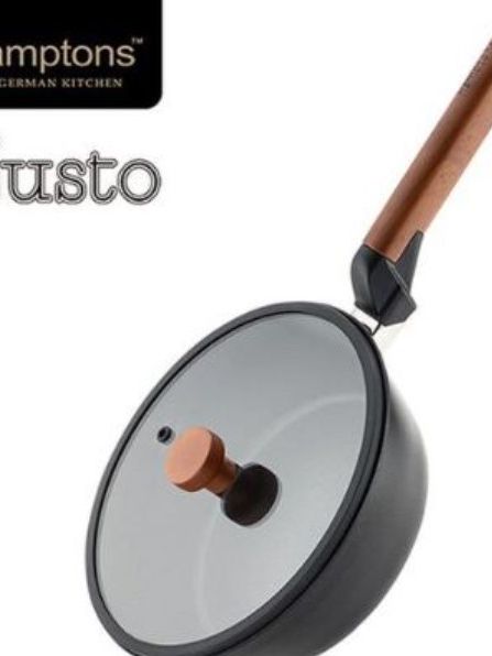 [햄튼] 구스토 인덕션 멀티웍 24CM (유리카바포함)