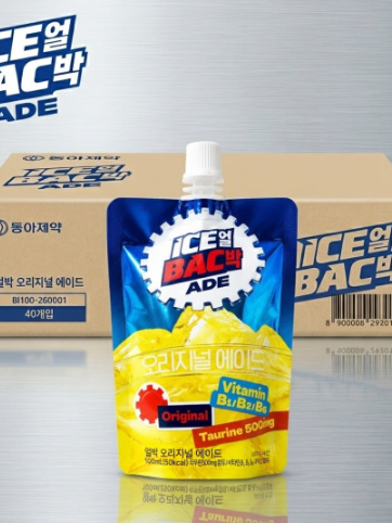 동아제약 ICE 얼박 오리지널 에이드 100ml (카톤발주용)