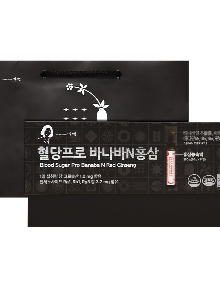 [김소형] 혈당프로바나바N홍삼 (20g+500mg*1정)*14병