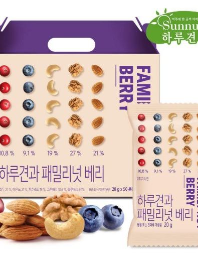 하루견과 패밀리넛베리 20g 50입 선물세트
