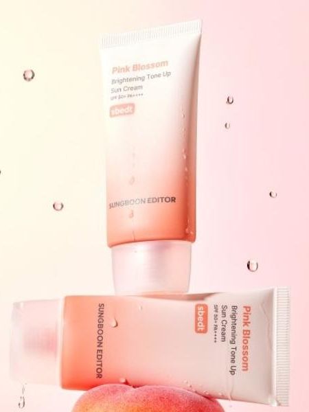 [성분에디터] 핑크블라썸 브라이트닝 톤업 선크림 50ml