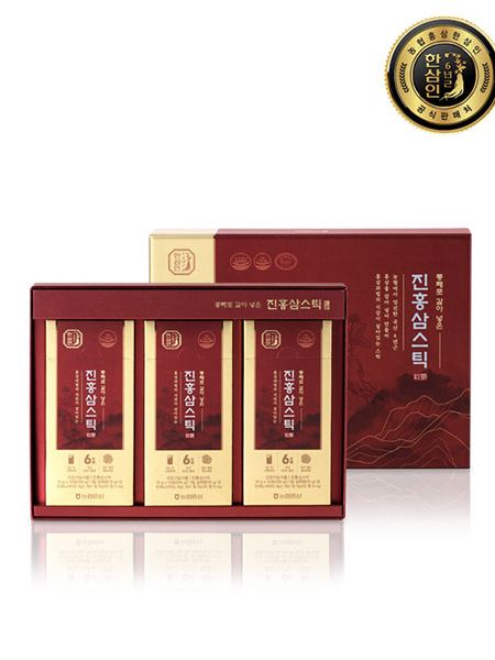 [농협홍삼 한삼인] 통째로 갈아넣은 진홍삼스틱 10gx30포