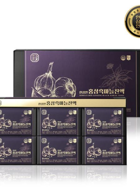 [농협홍삼 한삼인] 홍삼 흑마늘진액 60mL x 30포
