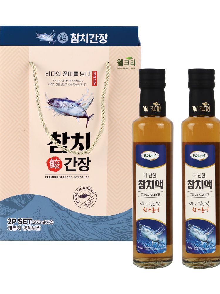 [웰크리] 더 진한 참치액 250ml 2P세트