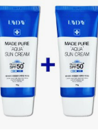 [레이데이] 기미방지 마데퓨어 아쿠아 선크림 50ml 1+1
