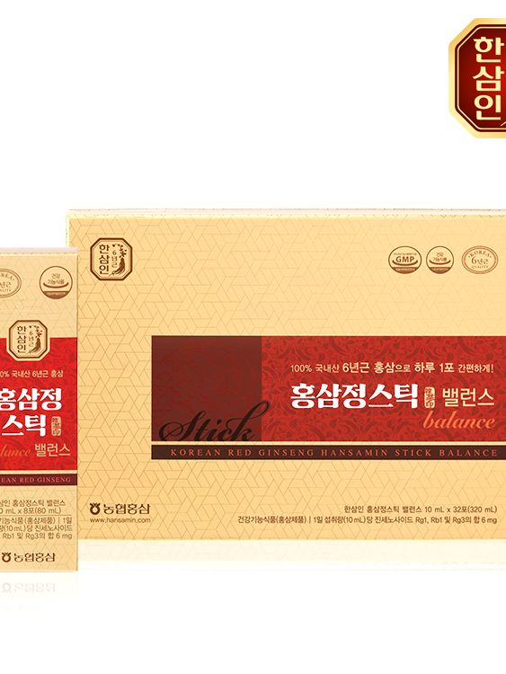 [농협홍삼 한삼인] 홍삼정스틱 밸런스 10mL x 30포