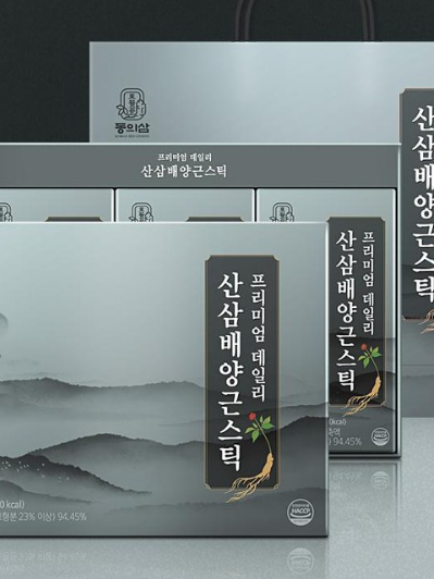 [동의삼] 프리미엄 데일리 산삼배양근스틱 (30포) + 쇼핑백포함