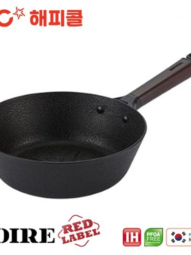 [해피콜] 누아르 레드라벨 IH 궁중팬 28cm (통우드핸들) (4001-0180-36C)